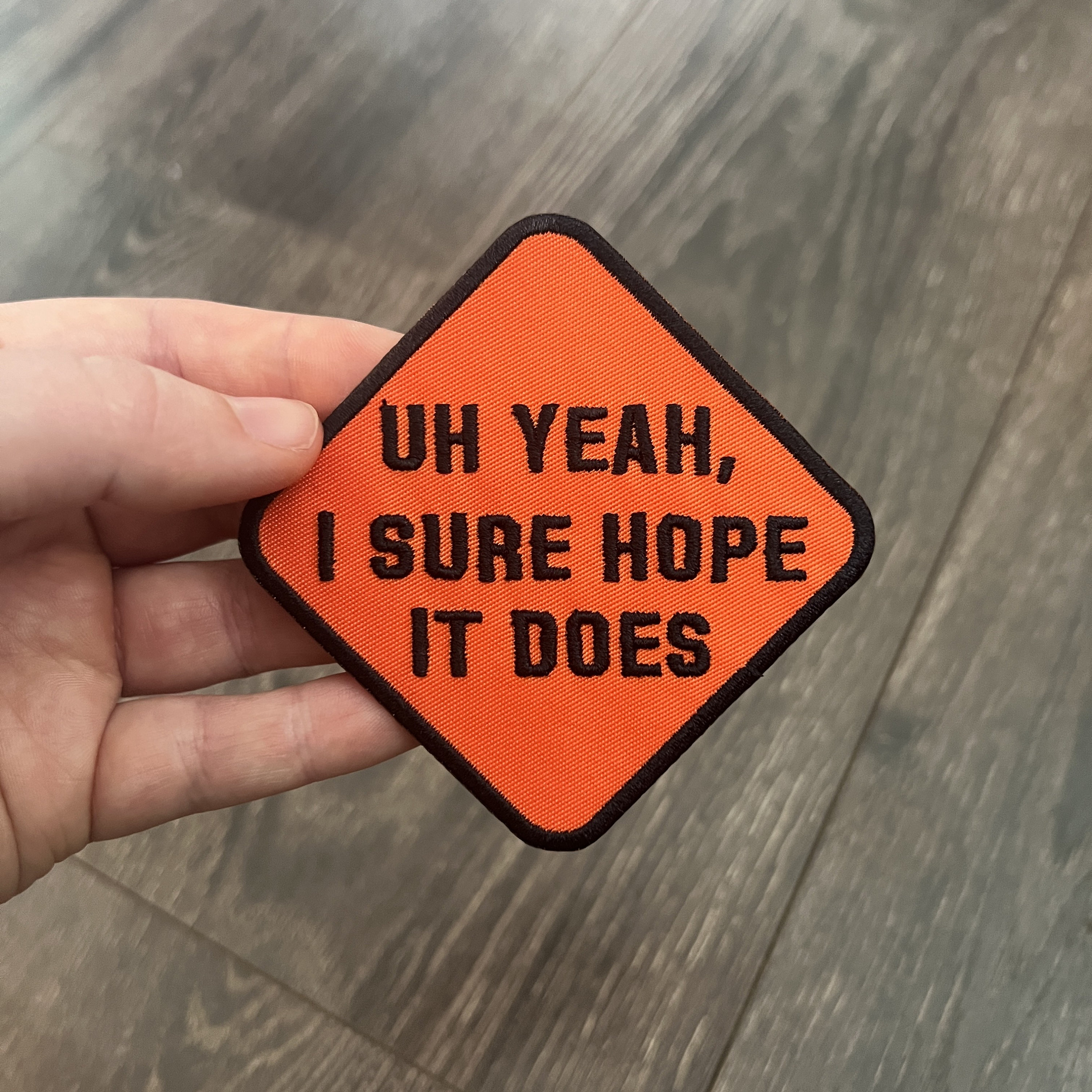 Street sign Vine Meme Embroidered Patch