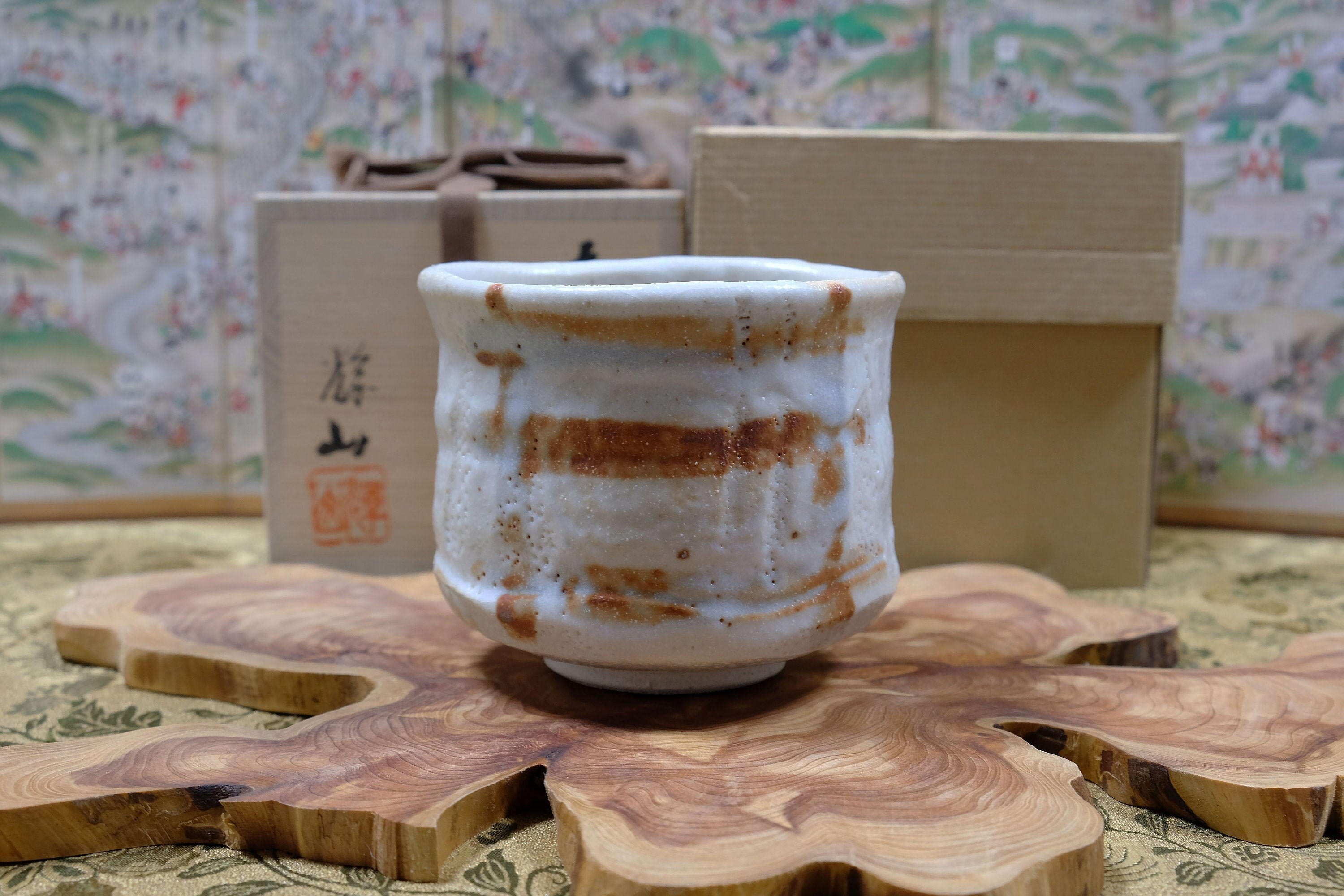 Japanese Ceramics Tea Cup, Ceramic Tea Bowl, Set of 2 Tea