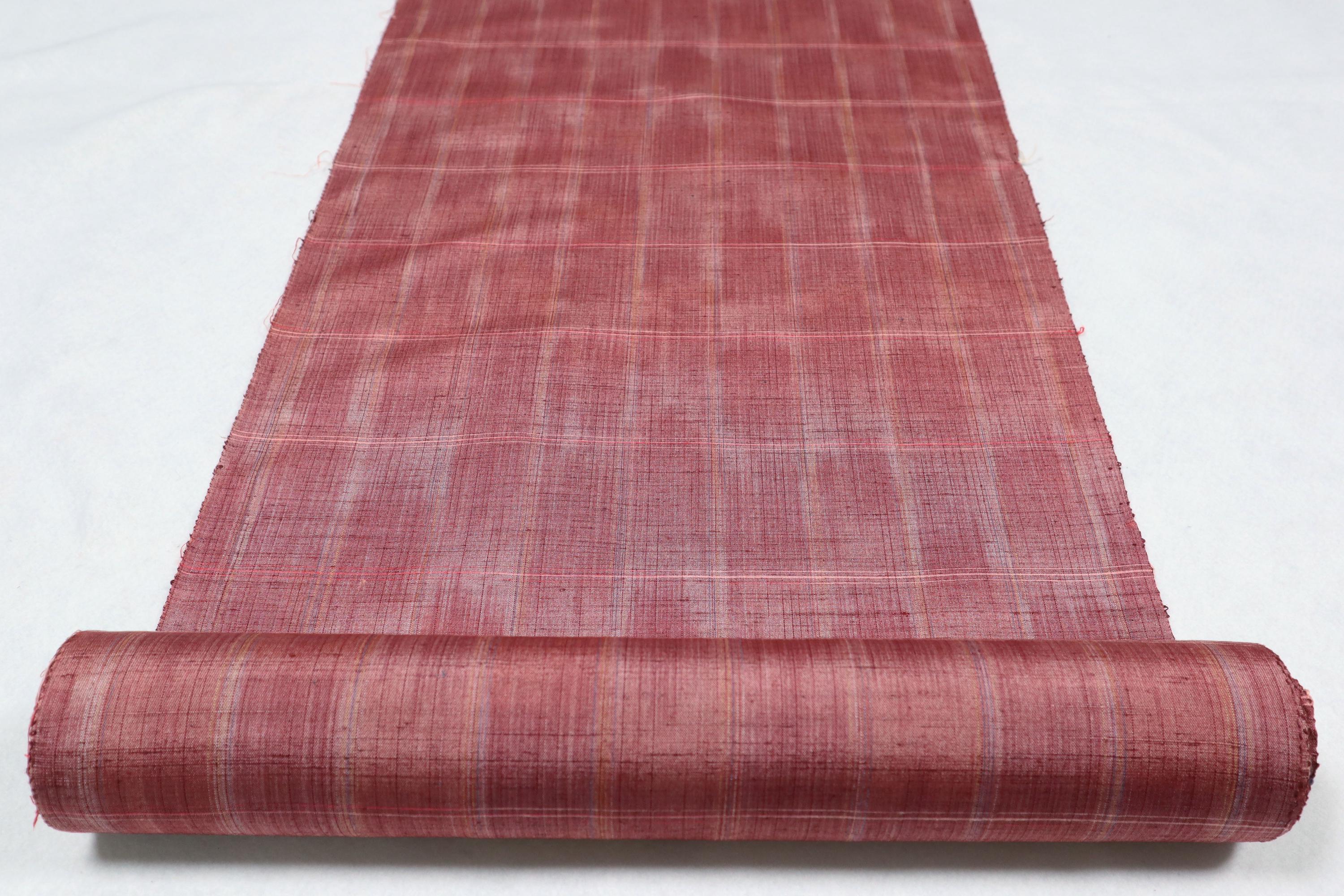 Vintage Japanese Silk Tsumugi, Kimono Whole Bolt (13.665