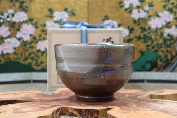 抹茶茶碗⑦】Bizen ware Matcha tea bowl 送料無料！ 備前焼『抹茶茶碗