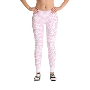 Pink Joy Division Unknown Pleasures Leggings