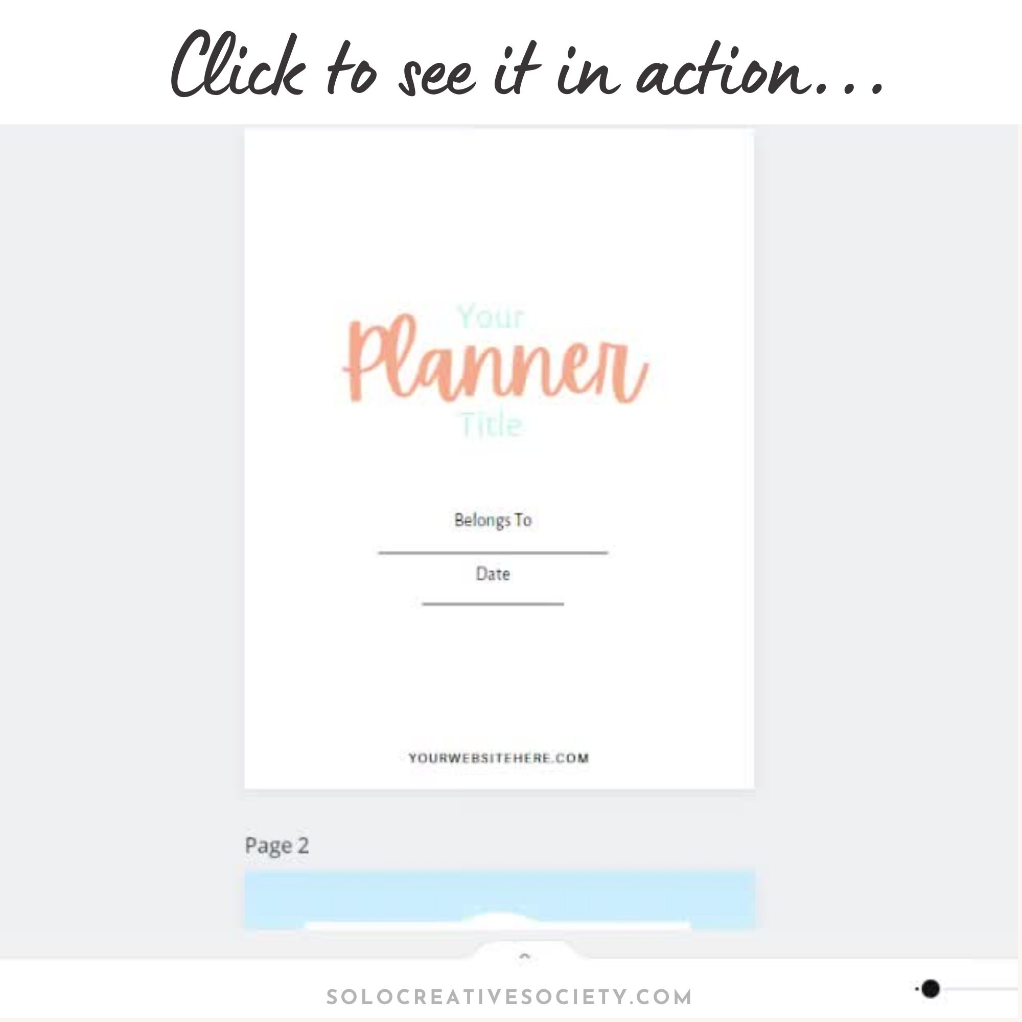 Canva Printable Planner Templates with Commercial Use License | Etsy