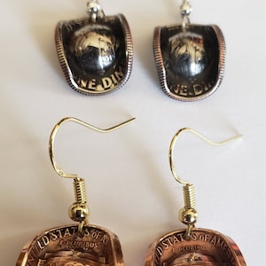 Penny or Dime Cowboy/Girl  Hat Earings