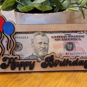 Money holder , Birthday money holder , birthday gift holder