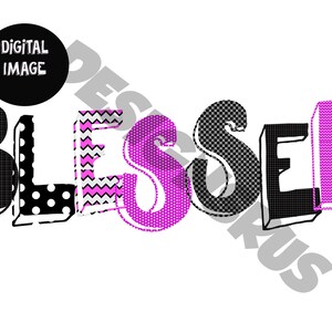 Gesegnete Sublimation PNG, Digital Design / Sublimation Designs Downloads