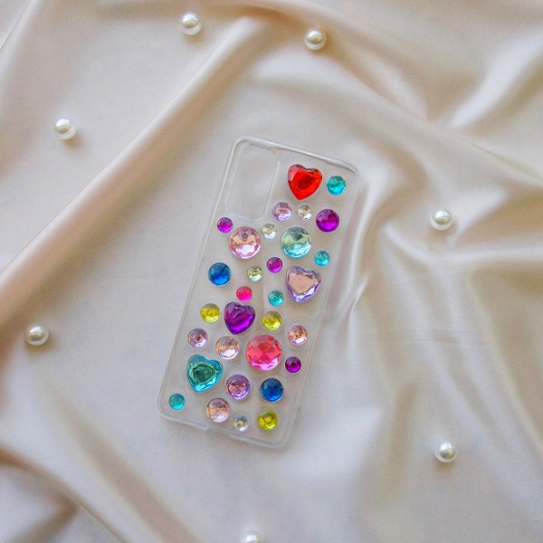 Rhinestone Resin Phone Case