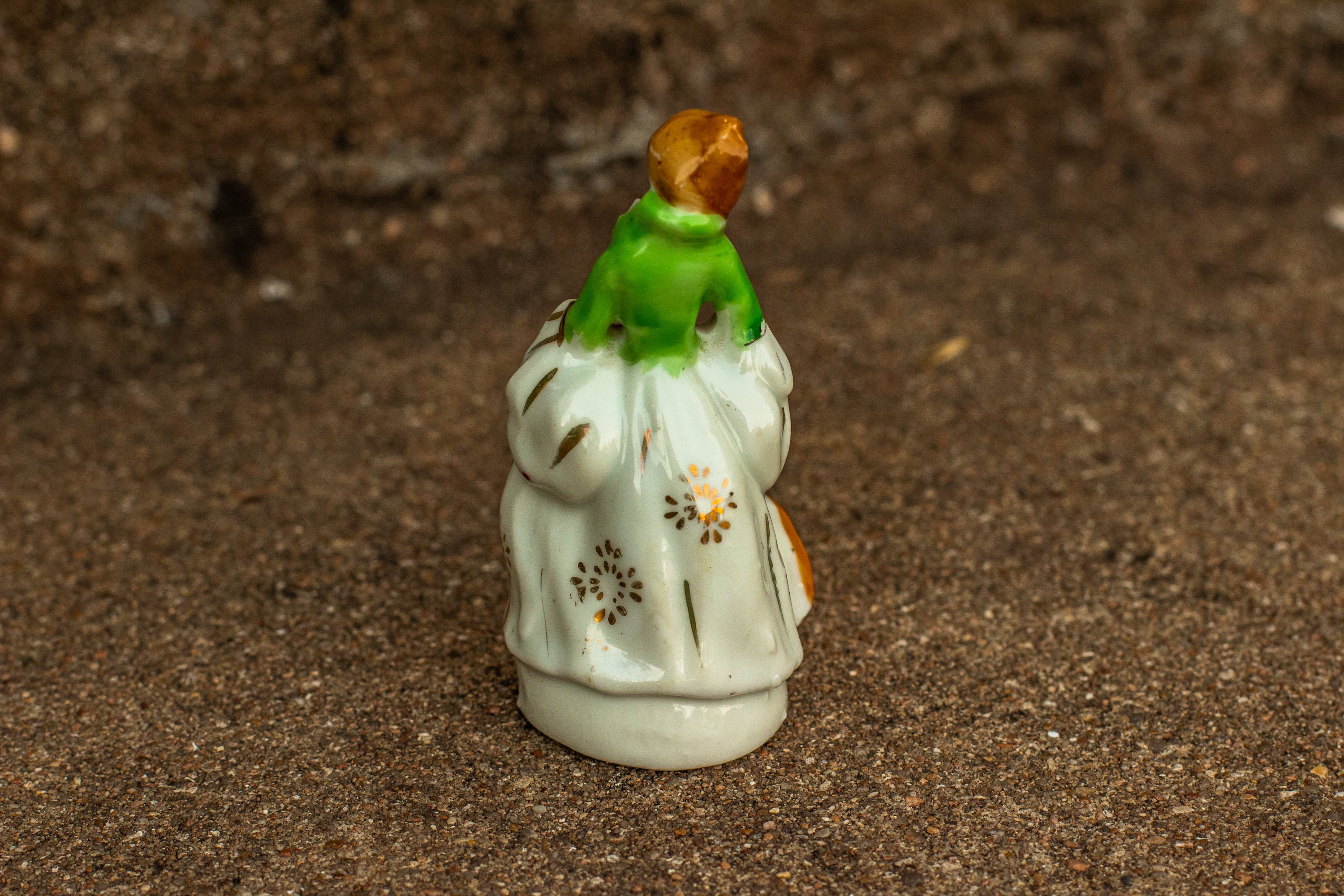 1960's Victorian Lady Ceramic Figure made in Japan
