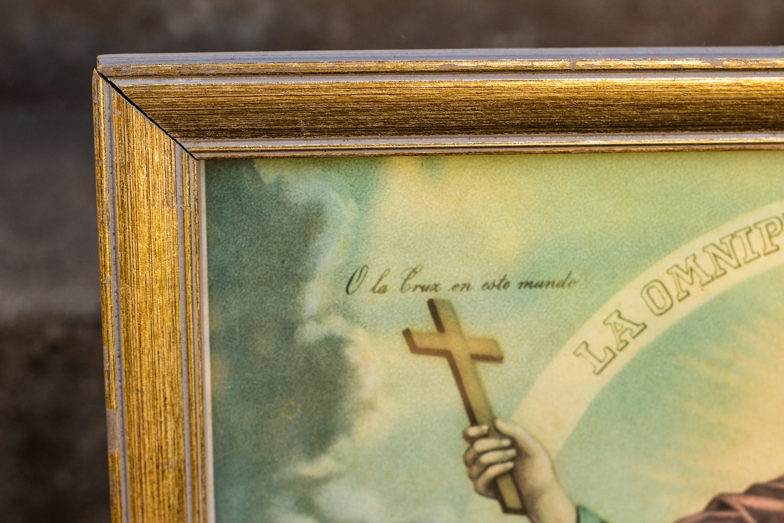Early 1900's La Omnipresencia De Dios Lithograph With | Etsy