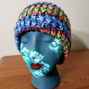 Pride hat, pride beanie, rainbow hat, rainbow beanie, adult hat, adult beanie, fall accessory, winter accessory