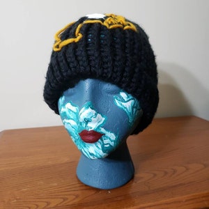 Pittsburgh beanie, Pittsburgh sports, Pittsburgh tri-logo, adult beanie, winter accessory, Pittsburgh accessory, black & gold
