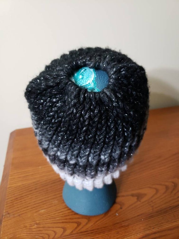 Messy Bun Hat Messy Bun Beanie Winter Beanie Winter Hat Etsy
