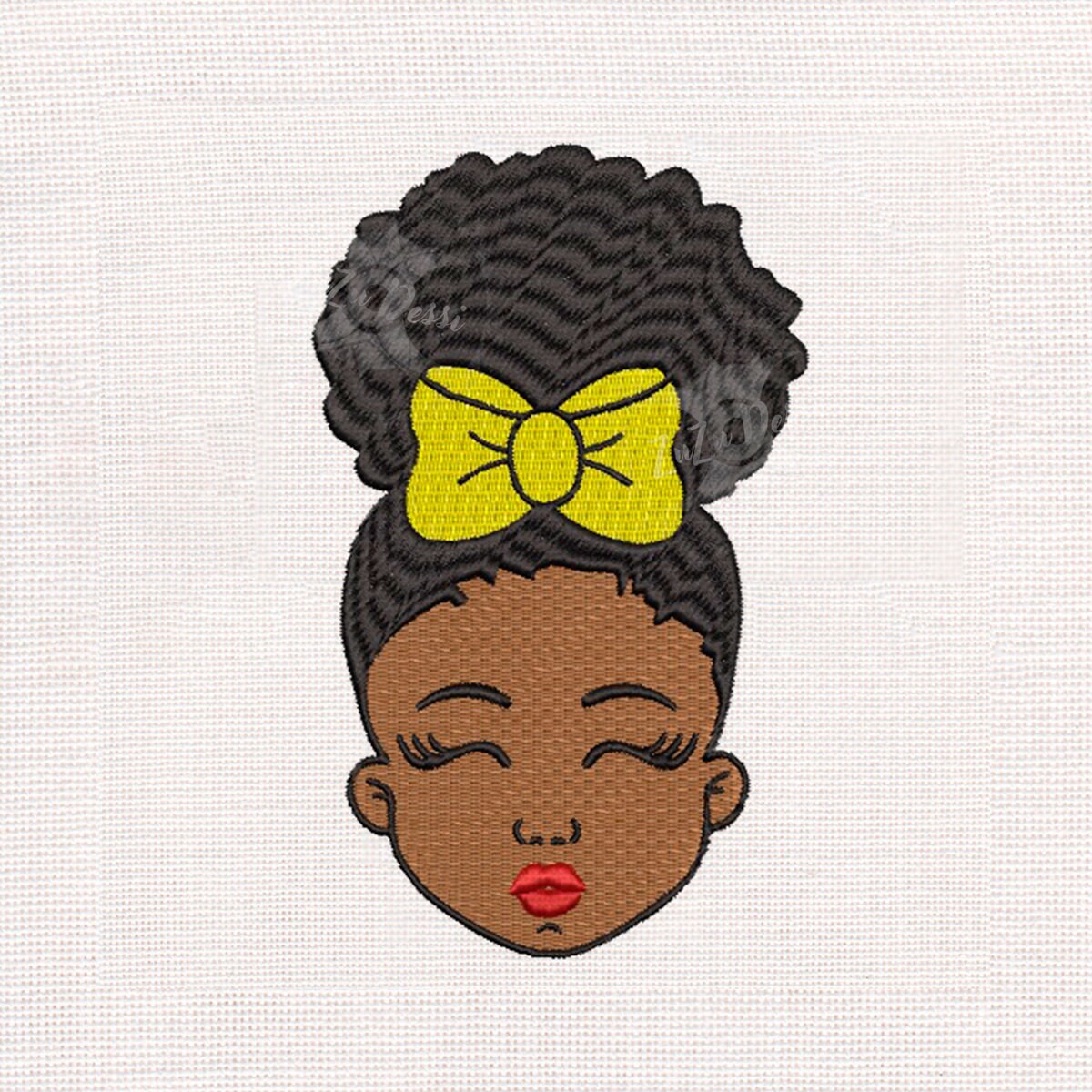 3 PCS African Girl Embroidered Patch Set - Black Power Iron On Or Sew On Patches For DIY Jacket, Bag, Hat - View #3