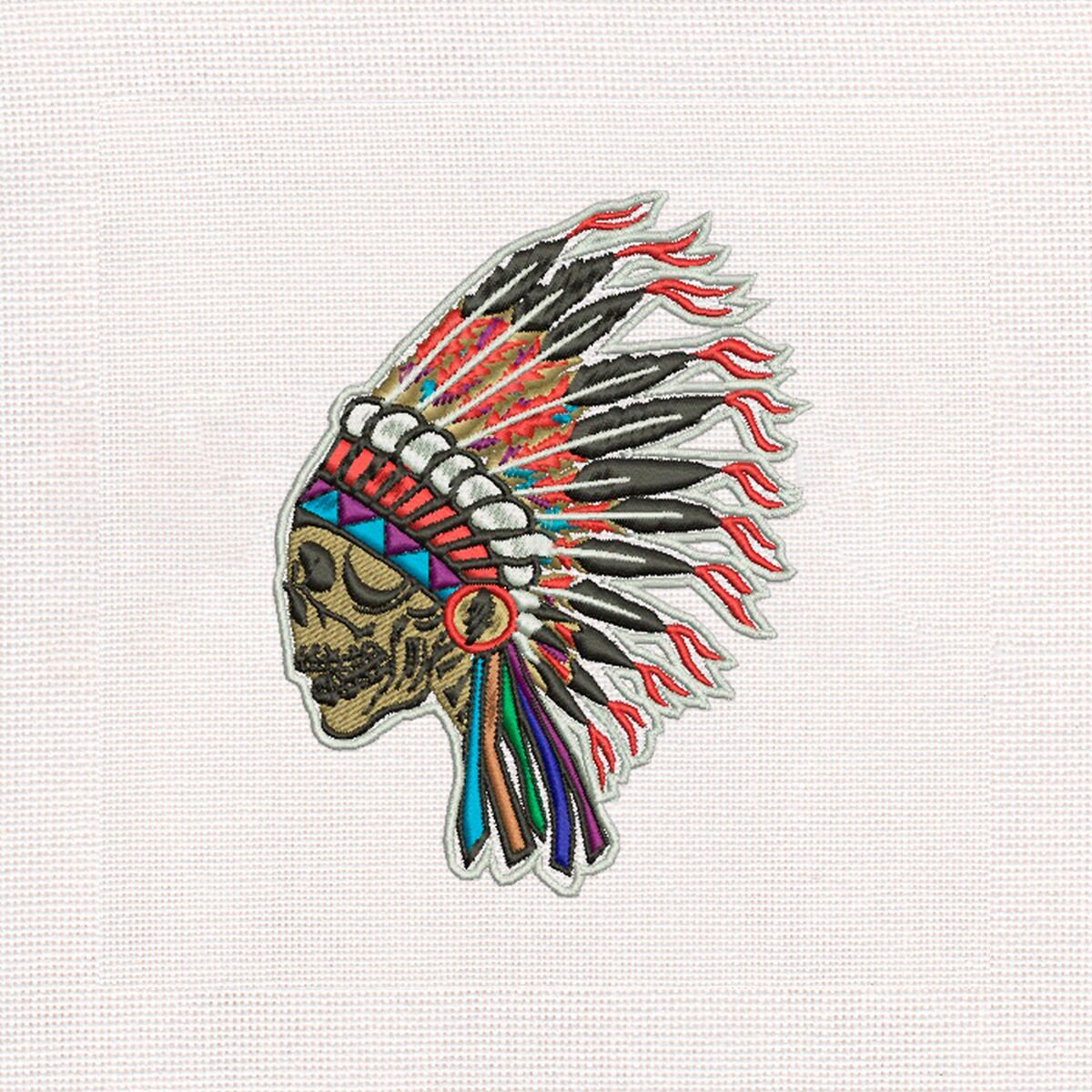 Skull Patch Halloween Embroidered Sew On Patch Iron On Patch Etsy