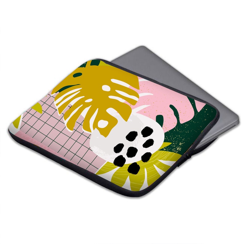 Leaves Laptop Sleeve Colorful Laptop Sleeve Floral Laptop Sleeve 12 inch Laptop Sleeve 13 inch Laptop Sleeve 15 inch Laptop Sleeve ZZ8694