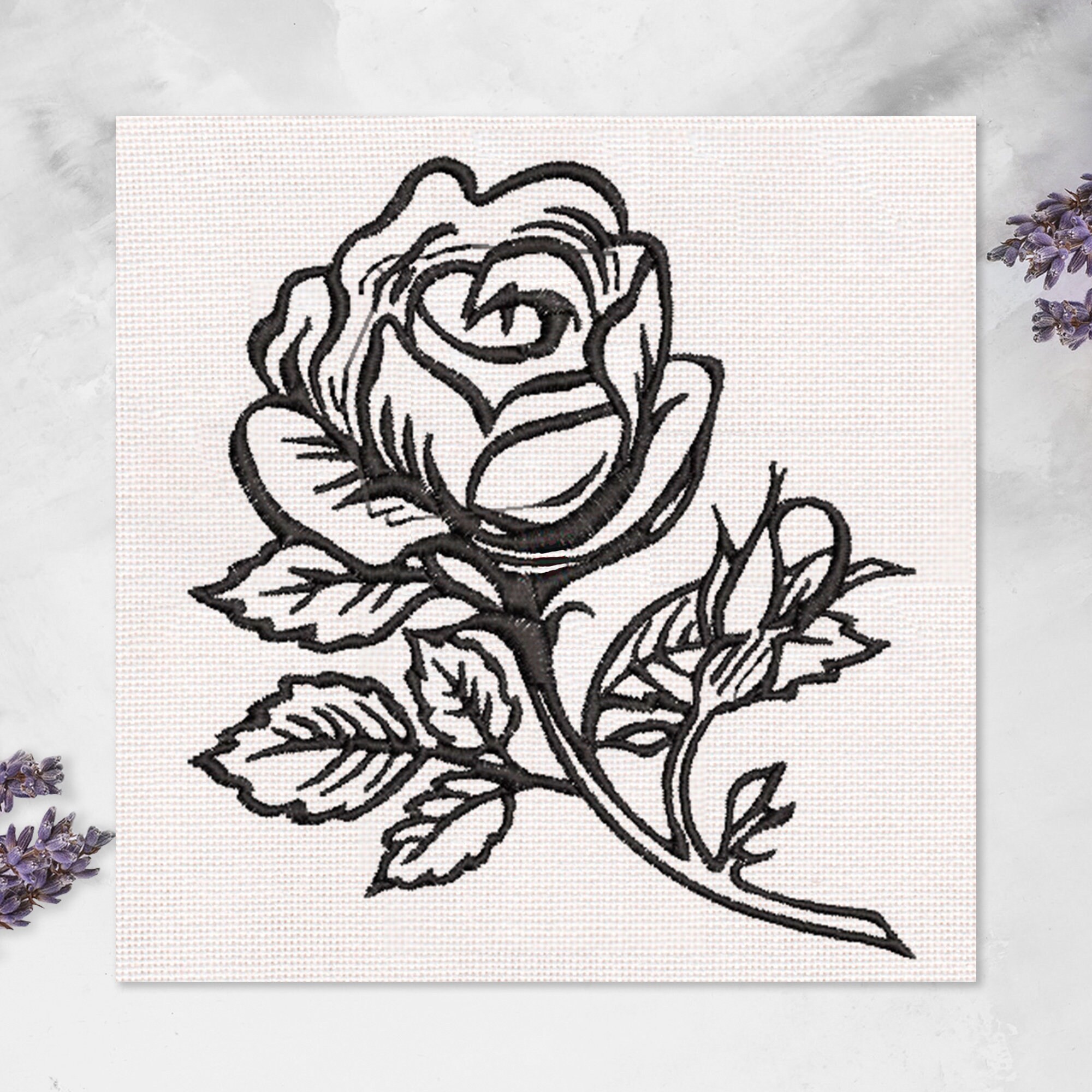 Rose Stitching Scheme Embroidery Pattern Flowers Scheme Etsy