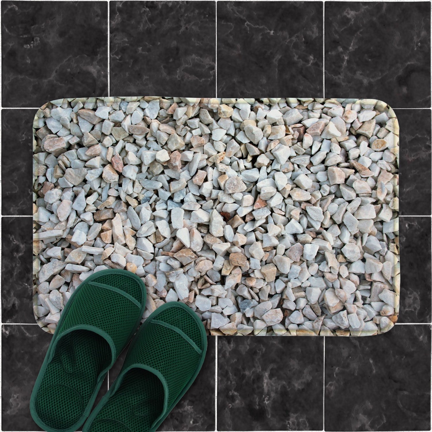 Sea Stones Doormat Bath Mat Mat Dog Placemat Front Etsy