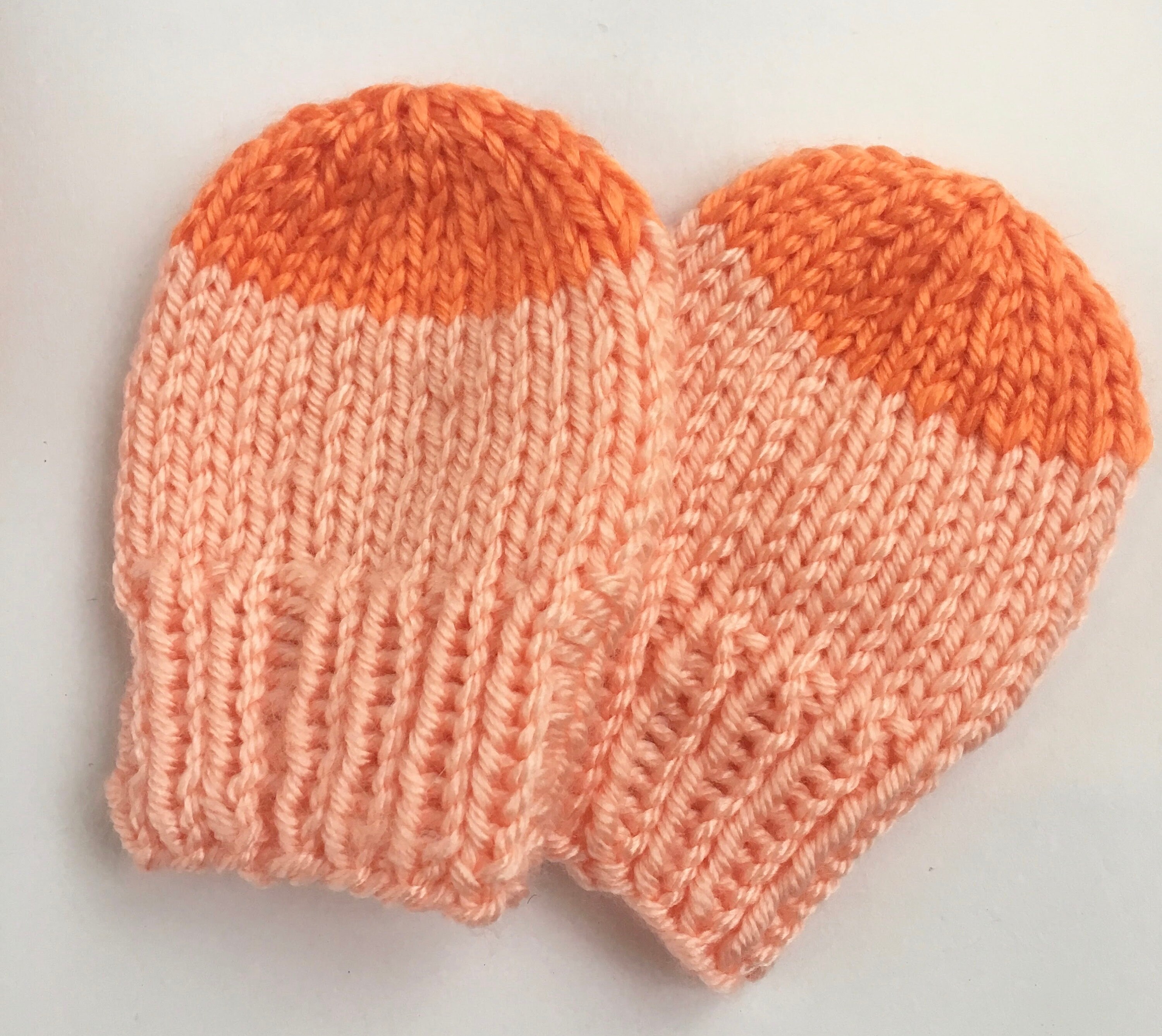 Super Easy Newborn Mittens Knitting Pattern Baby Scratch Etsy UK