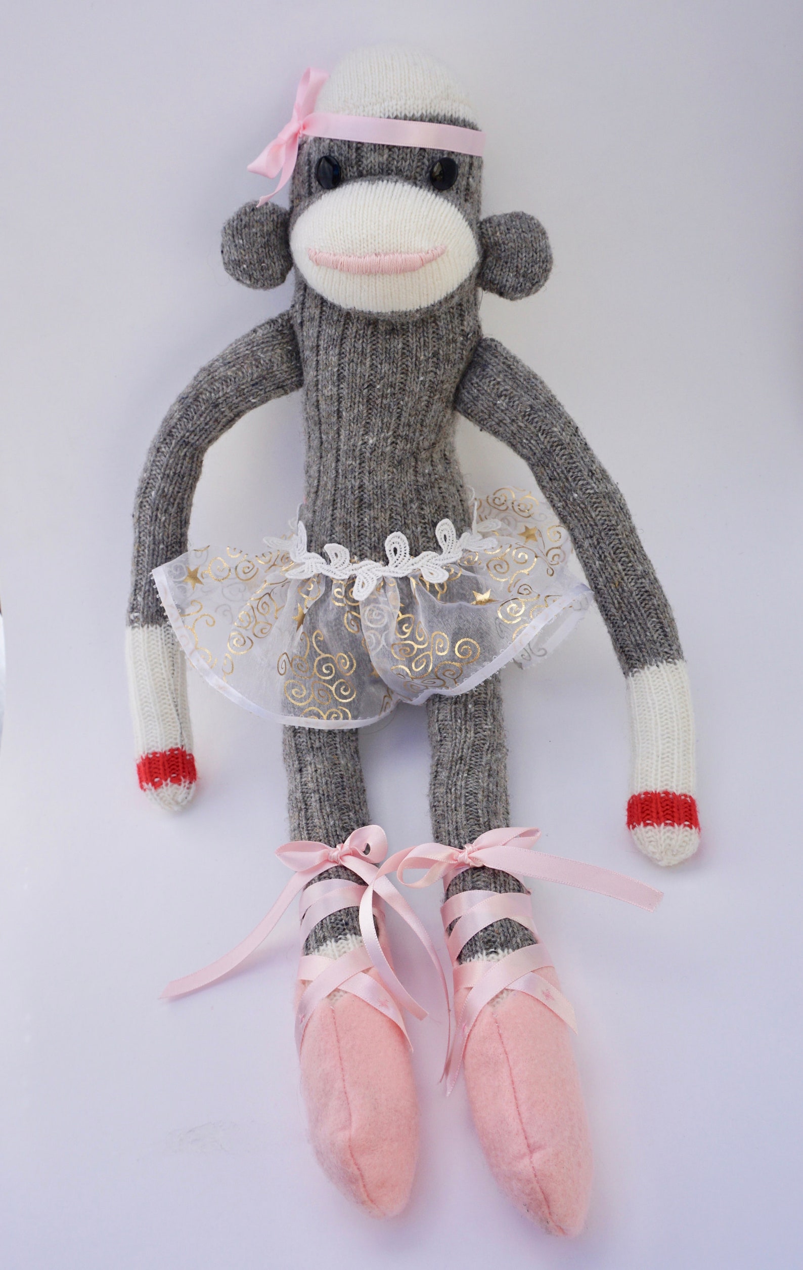 ballerina sock monkey christmas gift for ballerina gift for dancer tutu dancing oddities ballet shoes slippers funny gift for he