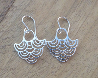 Minimalist 925 silver earrings