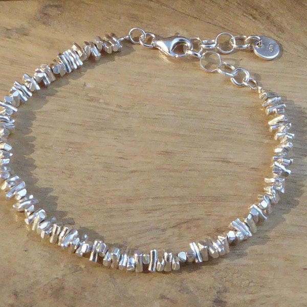 Bracelet en argent massif Karen Hill Tribe - bracelet petites perles en argent