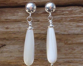 Boucles D'oreilles Femme Argent 925/1000 Et Nacre - Jewellerybox - PSJ-223