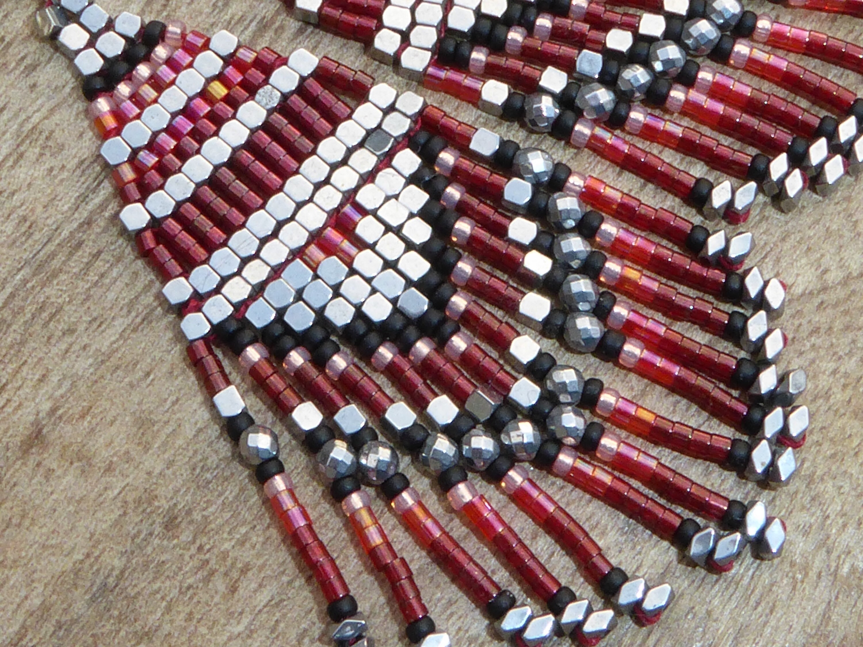 Orecchini Di Perline Di Semi Etnici In Stile Nativo Americano, Colori Vivaci, Realizzati A Mano, Spedizione Gratuita - Foto 5