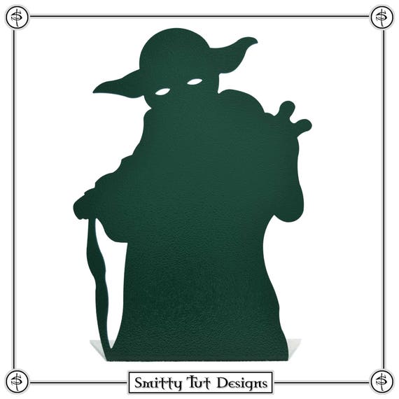 Yoda Inspiriert Statue Buchstutze Etsy