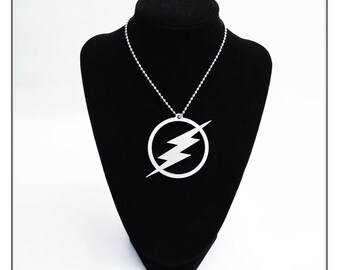 Flash Inspired Pendant: Necklace or Keychain