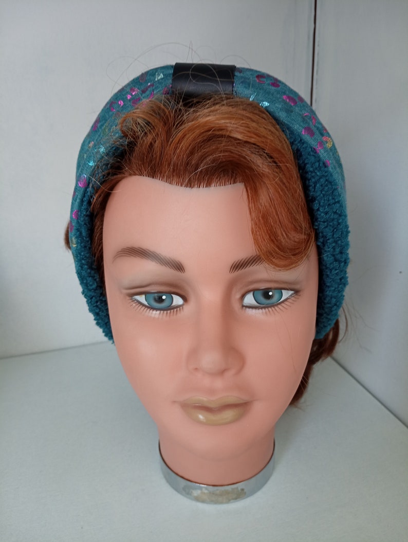 bandeau ,turban femme ,serre tète ,protection ,vent ,cache oreilles ,tendance ,mode ,cadeaux ,fait main ,made in France image 5