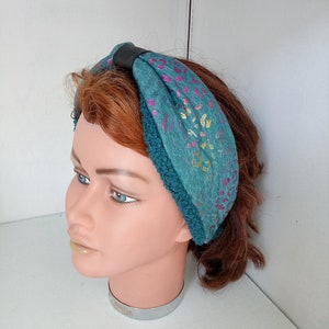 bandeau ,turban femme ,serre tète ,protection ,vent ,cache oreilles ,tendance ,mode ,cadeaux ,fait main ,made in France image 6