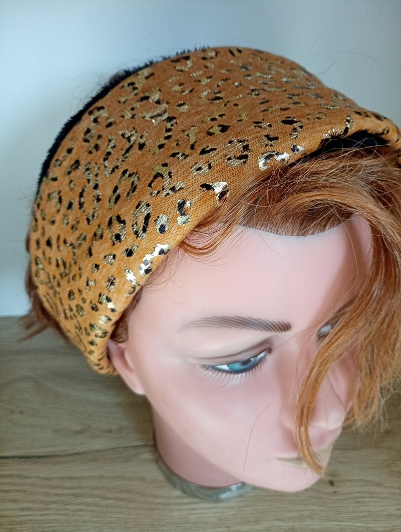 bandeau ,turban femme ,serre tète ,protection ,vent ,cache oreilles ,tendance ,mode ,cadeaux ,fait main ,made in France image 7
