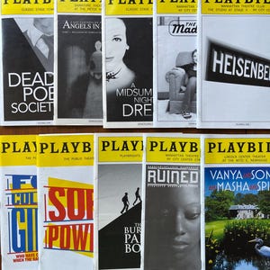 MYSTERY PLAYBILL: Off-BRoadway Stück