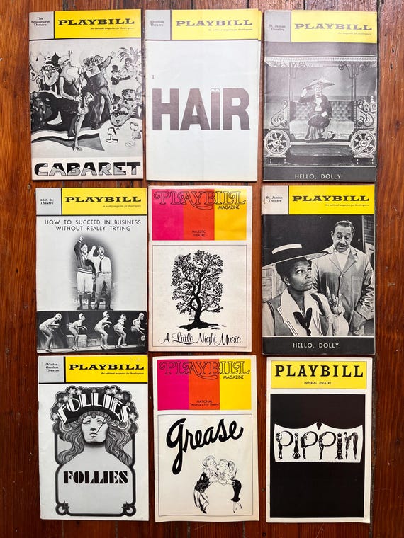 ブロードウェイ・ミュージカル『ヘアー (Hair)』 ポスター 骨董品