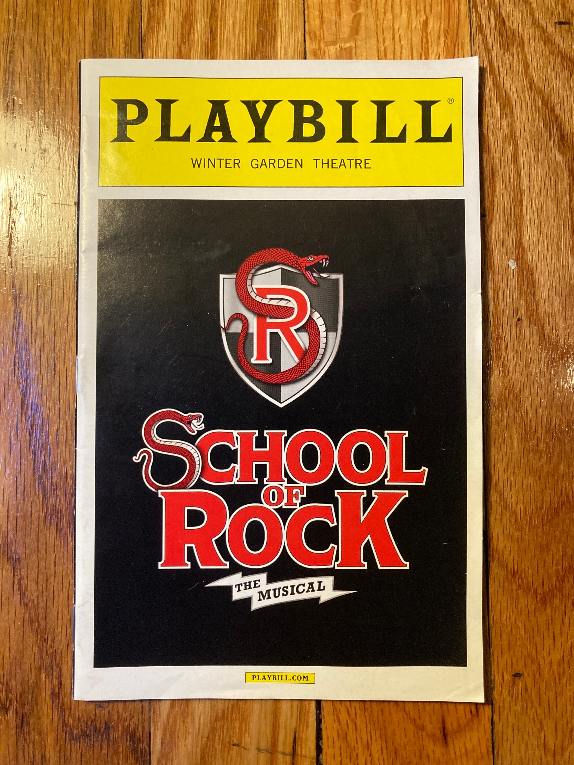 School of Rock Broadway Playbill 2015 Etsy