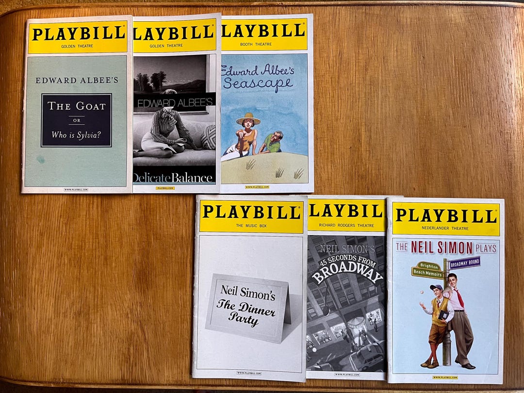 Playbill Bundles: Neil Simon (brighton Beach / Broadway Bound / the ...