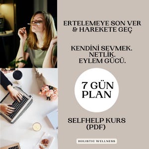 Ertelemauge Sohn, 7 Günde Ertelemeyi Anlayın ve Sonlandırın, Netlik, Kendi Kendine Yardım Kitabı Uygulamal, meer informatie, pdf* Hemen ndirilebilir*