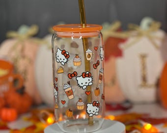 Kawaii Kitty Fall Season cup, Gift ideas