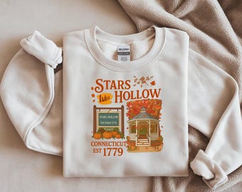 Stars Hallow, Lukes, Fall Vibes T-Shirt or Sweater: Full Color DTF Print