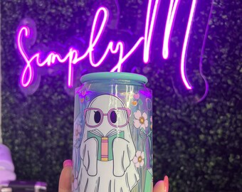 Ghostie Spring Reader glass cup ,Gift ideas