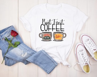 Central Perk & Luke's Coffee T-Shirt or Sweater: Full Color DTF Print