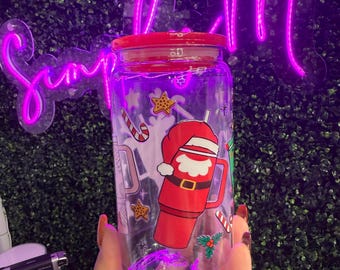 Christmas Tumblers, Acrylic or Plastic. Season cup, Gift ideas