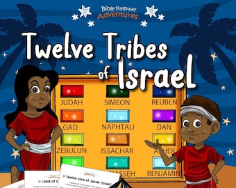 Livro de atividades das Doze Tribos de Israel para iniciantes