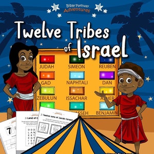 Twelve Tribes of Israel Activity Book for Beginners