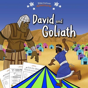 David and Goliath Activity Book for Beginners