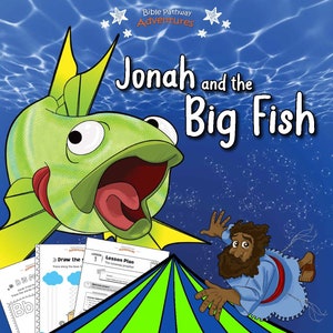 Jonah and the Big Fish Activity Book for Beginners