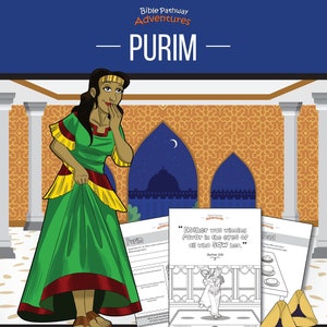 Purim Coloring and Activity Book