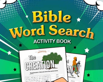 100 Bible Word Search Puzzles Activity Book