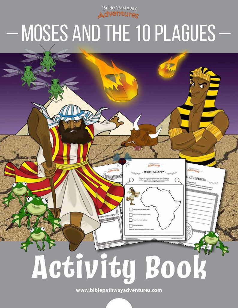 Moses and the 10 Plagues Printable Pover Recreation Guide picture regarding 10 Plagues Printable identified as Moses and the 10 Plagues Printable Pover Match Reserve