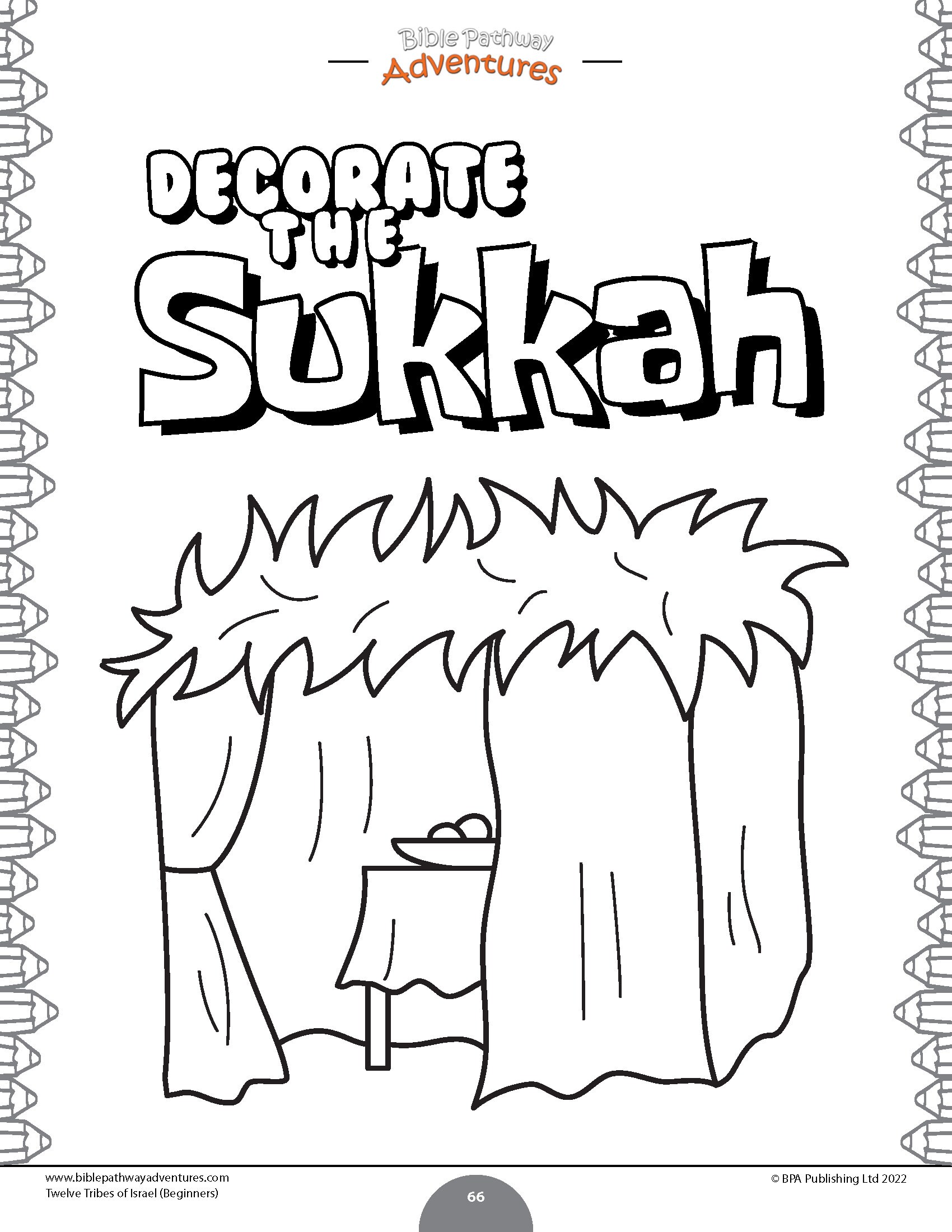 Twelve Tribes of Israel Activity Book for Beginners Etsy