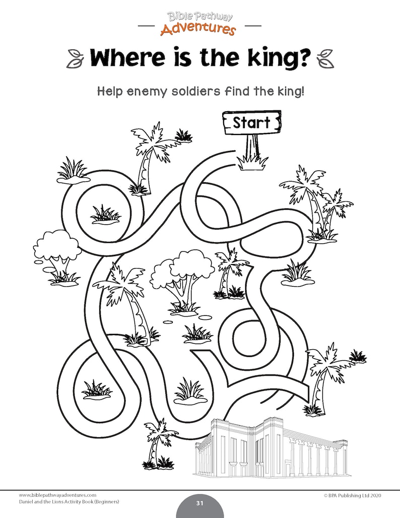 daniel-and-the-lions-activity-book-for-beginners-etsy